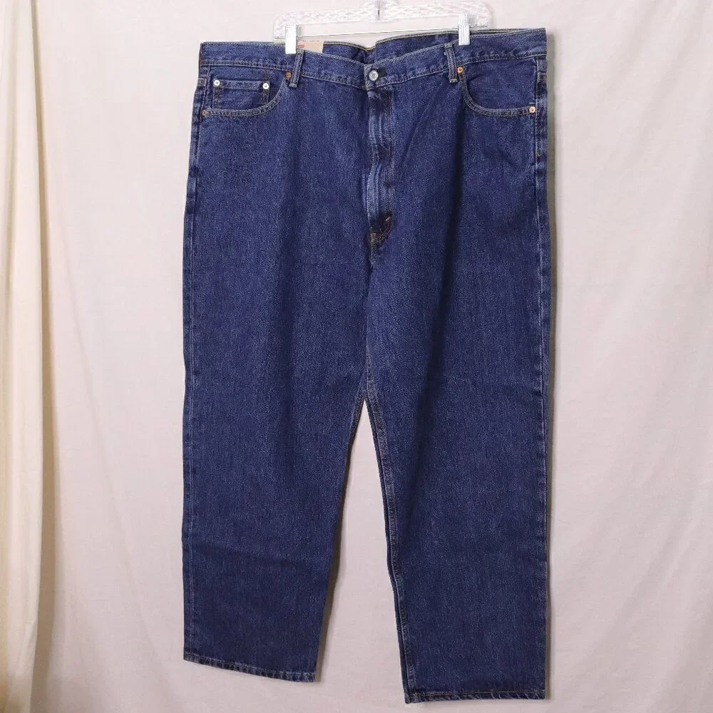 Levi's |‎ 550 Relaxed Fit Dark Wash Jeans 48x30